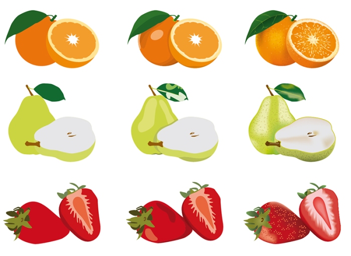 frutas-vectoriales